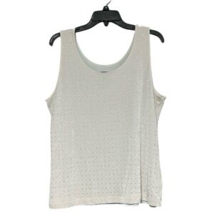 Chico’s Travelers Stud Women Tan Top